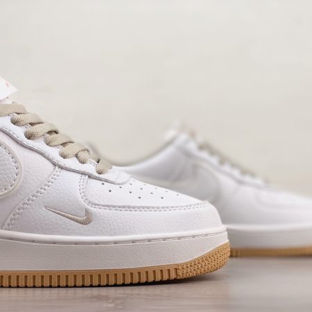 Nike Air Force White Brown - Image 5