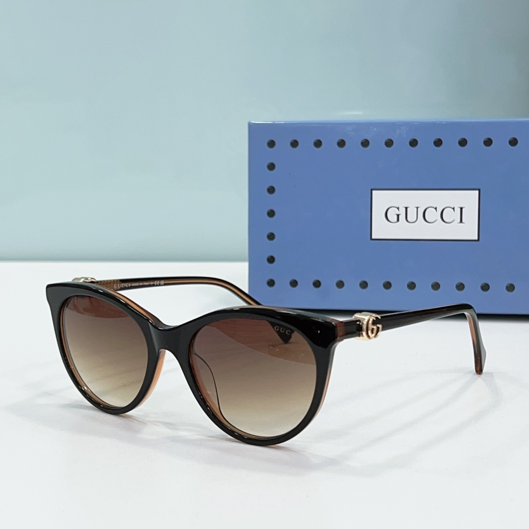 Gucci  Mirror leg Double G Logo  sunglasses Top quality - Image 1
