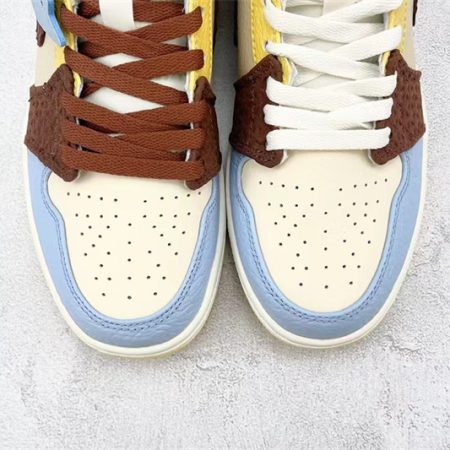 Air Jordan 1 Mid SE Fearless Maison Chateau CU2803-200 - Image 7
