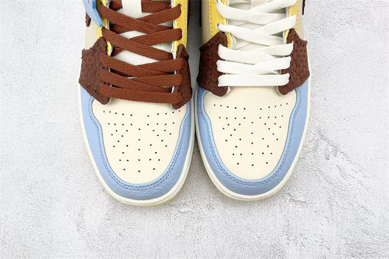 Air Jordan 1 Mid SE Fearless Maison Chateau CU2803-200 - Image 7