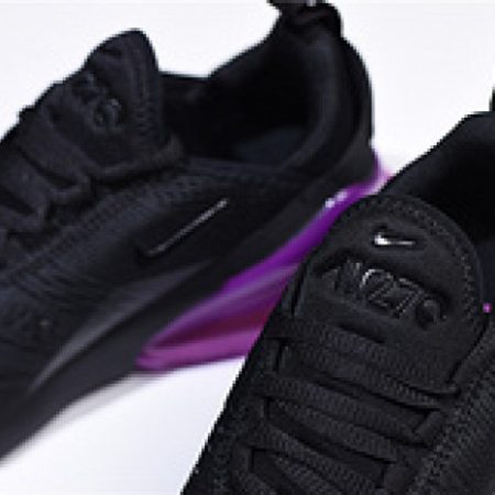Nike womens Air Max 270 black purple AH6789 016 - Image 5