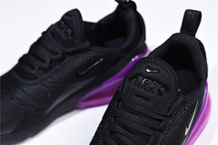Nike womens Air Max 270 black purple AH6789 016 - Image 5