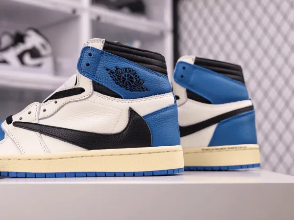 Travis Scott x Fragment x Jordan 1 “ Milit ary Blue"