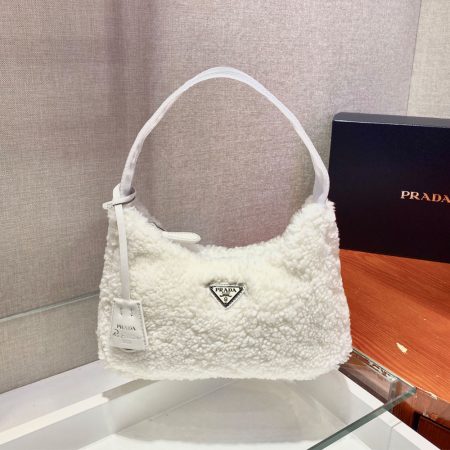 Prada Wool & Cashmere Handbag - Image 3
