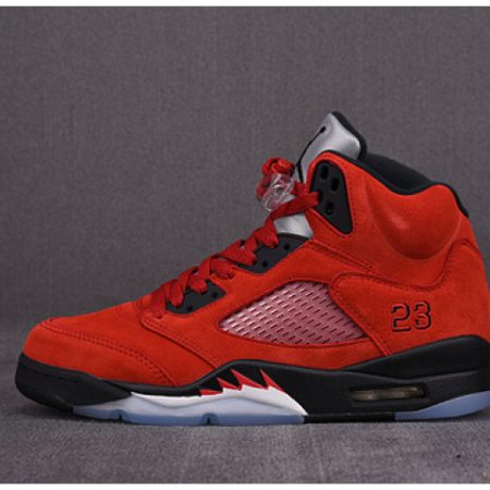 Air Jordan 5 Raging Bull 2021 Red Suede DD0587-600 - Image 1