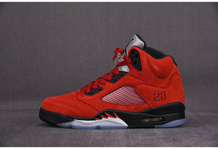 Air Jordan 5 Raging Bull 2021 Red Suede DD0587-600 - Image 1
