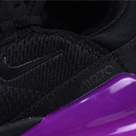 Nike womens Air Max 270 black purple AH6789 016 - Image 10