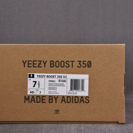 Yeezy Boost 350 V2 Black Red CP9652 - Image 7