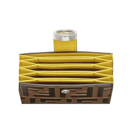 FENDI Embossed Letter Card Holder - Image 2