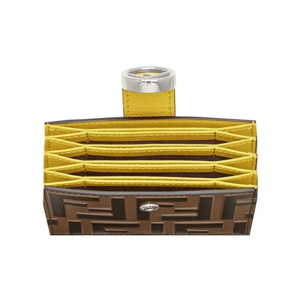 FENDI Embossed Letter Card Holder