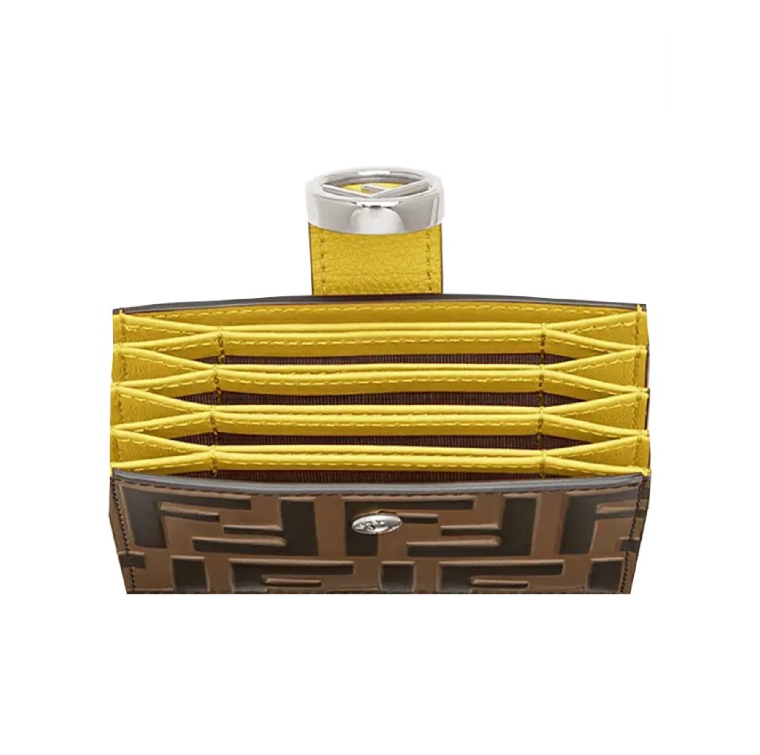 FENDI Embossed Letter Card Holder - Image 2