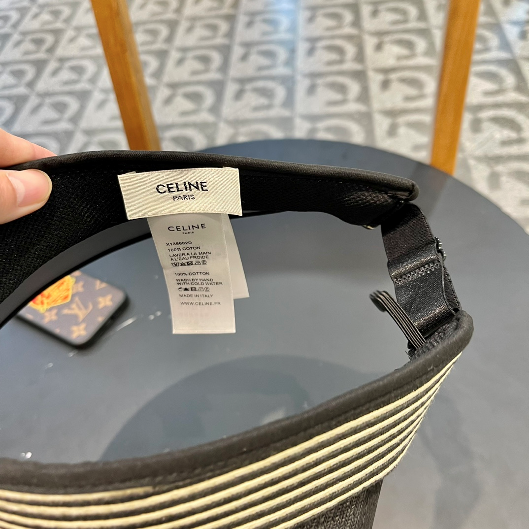 Ceiline Empty Top Hat UV Protection Large Brim Sunhat - Image 5