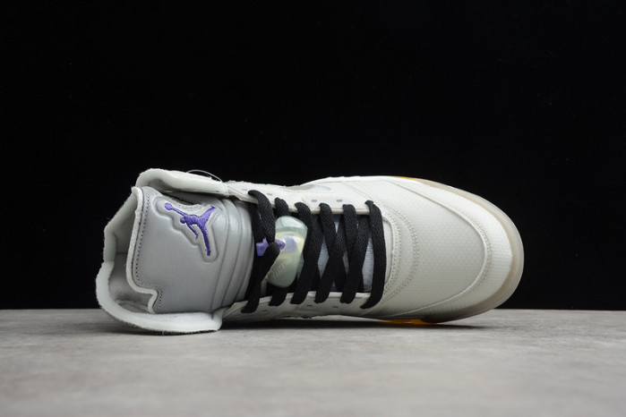 Off-White Air Jordan 5 white green purple CT8480-105 - Image 27