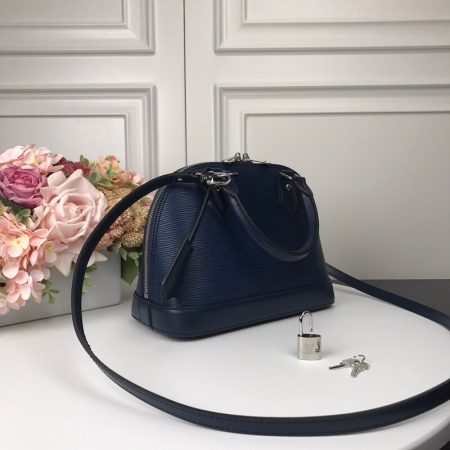 LV Alma BB 2way bag Epi Leather Indigo - Image 2