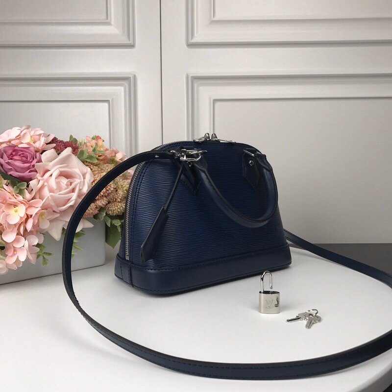 LV Alma BB 2way bag Epi Leather Indigo - Image 2
