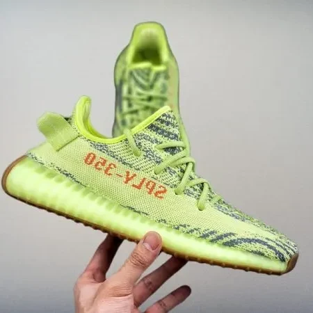 Yeezy350 Boost V2 “ Semi Frozen Yellow" - Image 3
