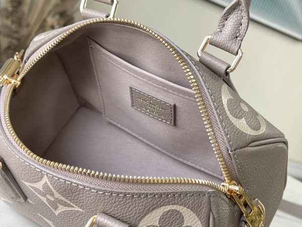 LV Speedy Bandouliere Grey Bag