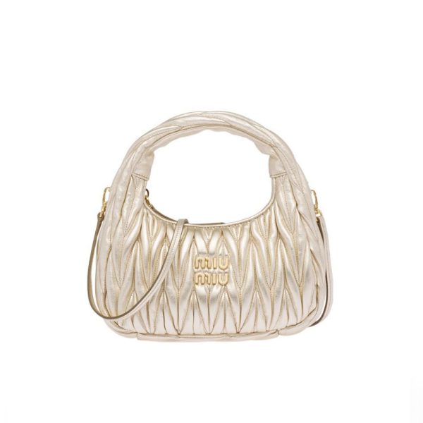 MIU MIU Wander Matelassé Hobo Bag Mini&Small