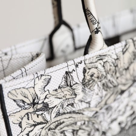 Dior Book Tote Pink Toile De Jouy Embroidery - Image 6
