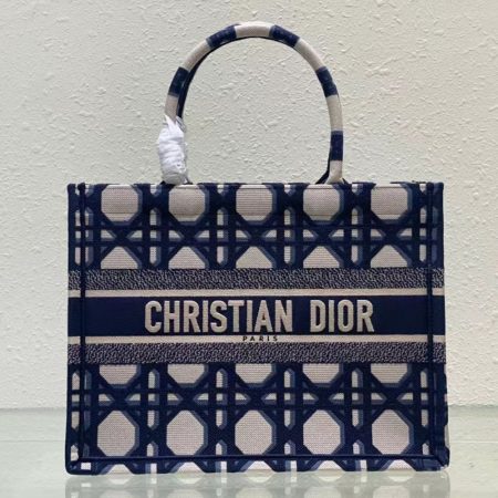 Dior Book Tote D-Lace Macrame Bag - Image 3
