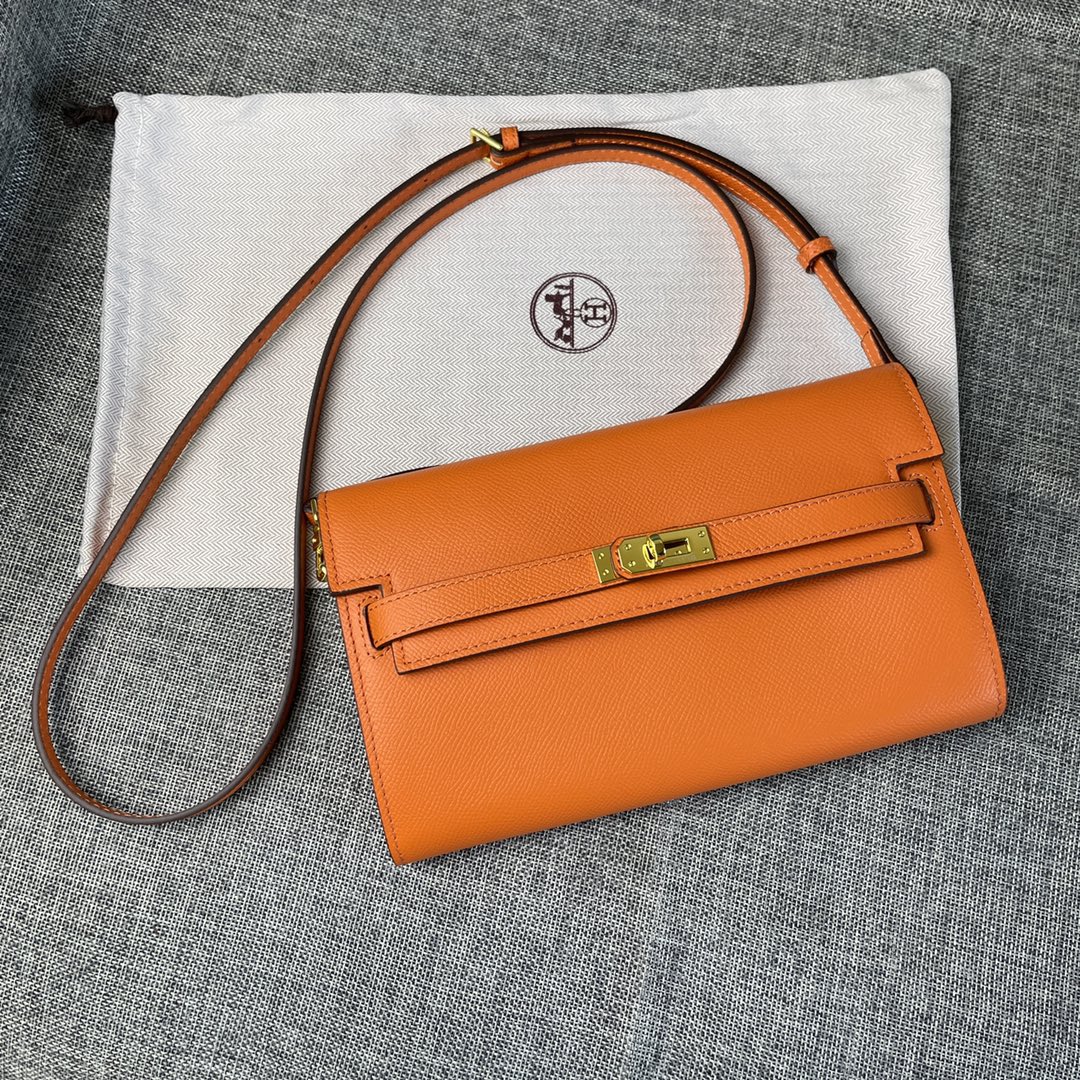 Hermes Kelly Chain Purse Bag - Image 9