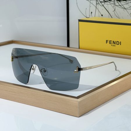Fendi Aviator Rimless Sunglasses Top quality - Image 4