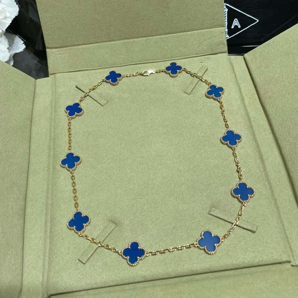Van Cleef & Arpels Vca Cross Flower Necklace - Image 1