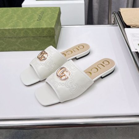 Gucci Jolie GG Matelassé Slide Sandal - Image 5