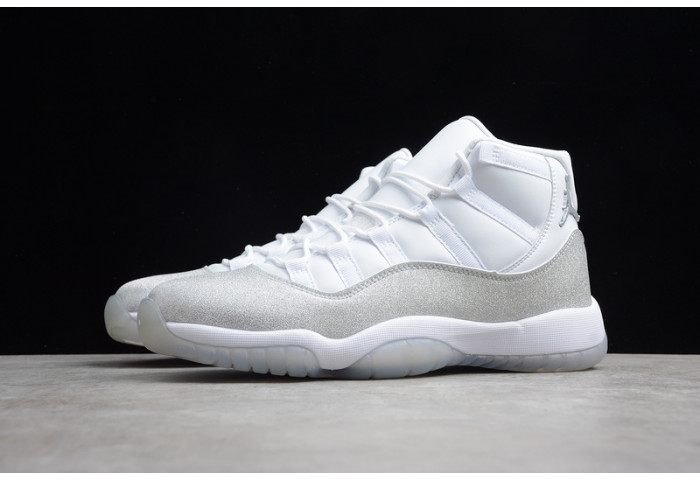 AIR Jordan 11 White Metallic Silver Vast Grey AR0715-100 - Image 1