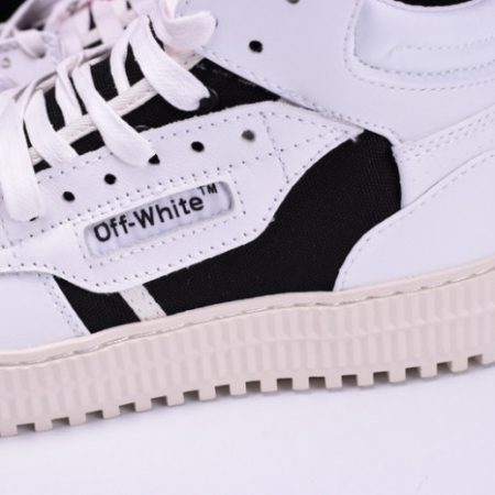 Off-White 3.0 Low Sneaker (Black & White) OMIA065S188000161001 - Image 12