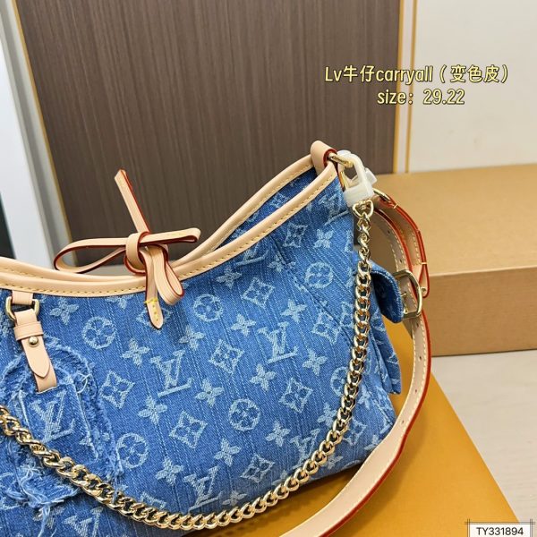 LV Carryall Cargo PM Monogram Denim