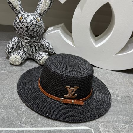 LV Flat-Top Straw Ha - Image 2