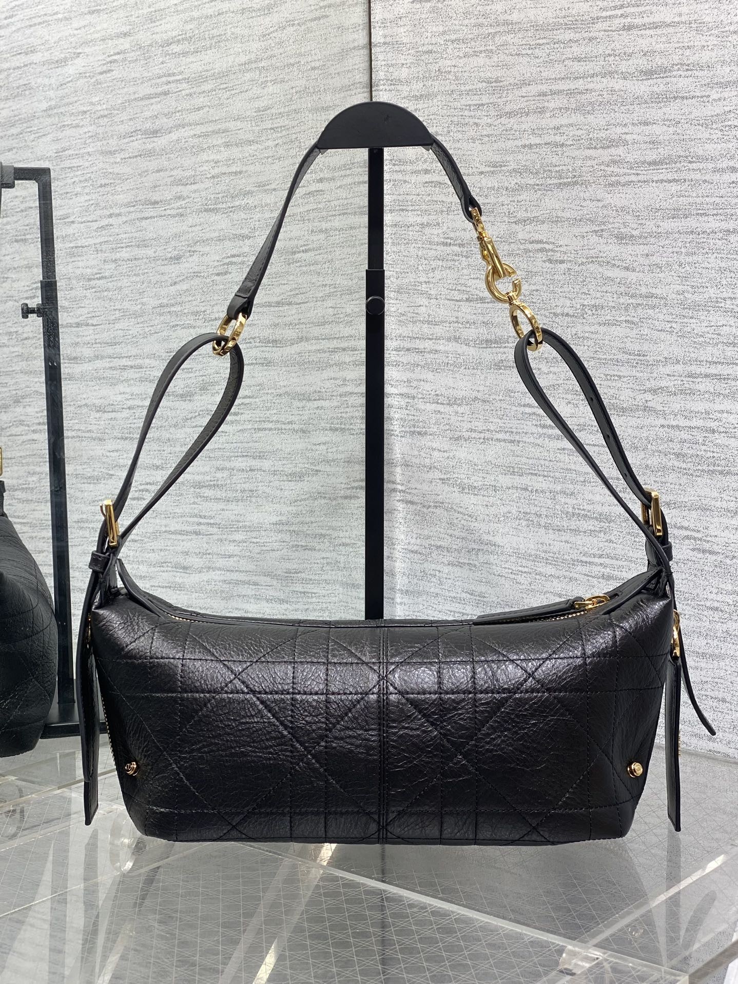 Dior Miss Caro Cigale Mini Bag Macrocannage Lambskin - Image 1