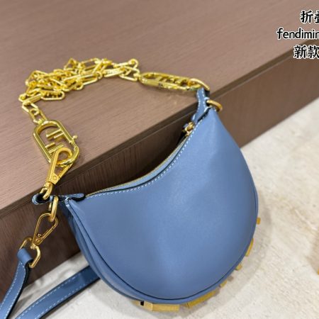 Fendi Mini Half Moon Bag - Image 9