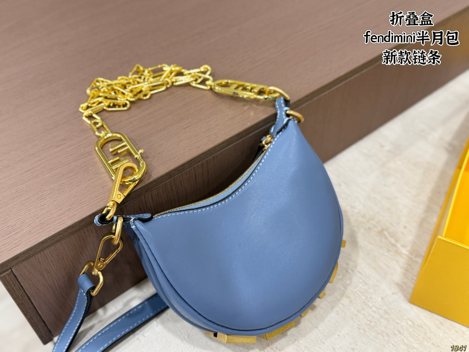 Fendi Mini Half Moon Bag - Image 9