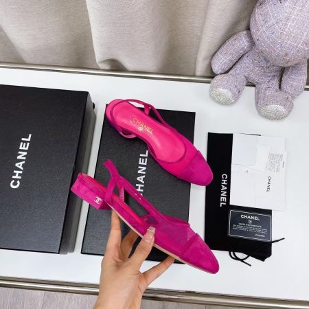 Chanel Slingbacks Pink Fuschia - Image 6