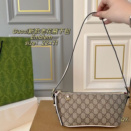 Gucci GG Emblem Small Shoulder Bag - Image 1