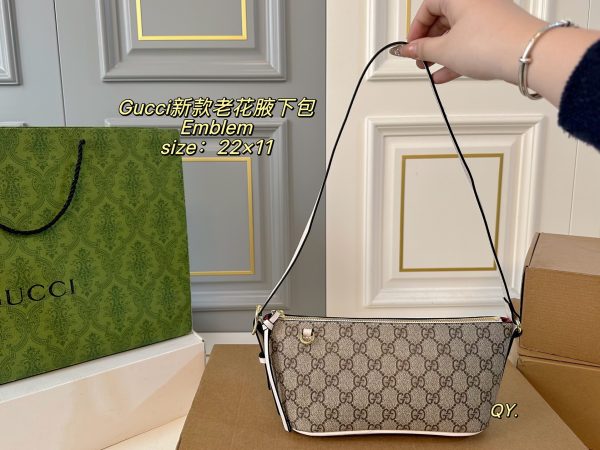Gucci GG Emblem Small Shoulder Bag