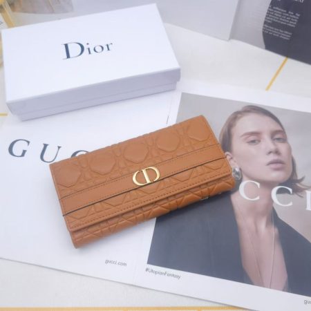 Dior Quilted Leather Long Wallet - Image 6