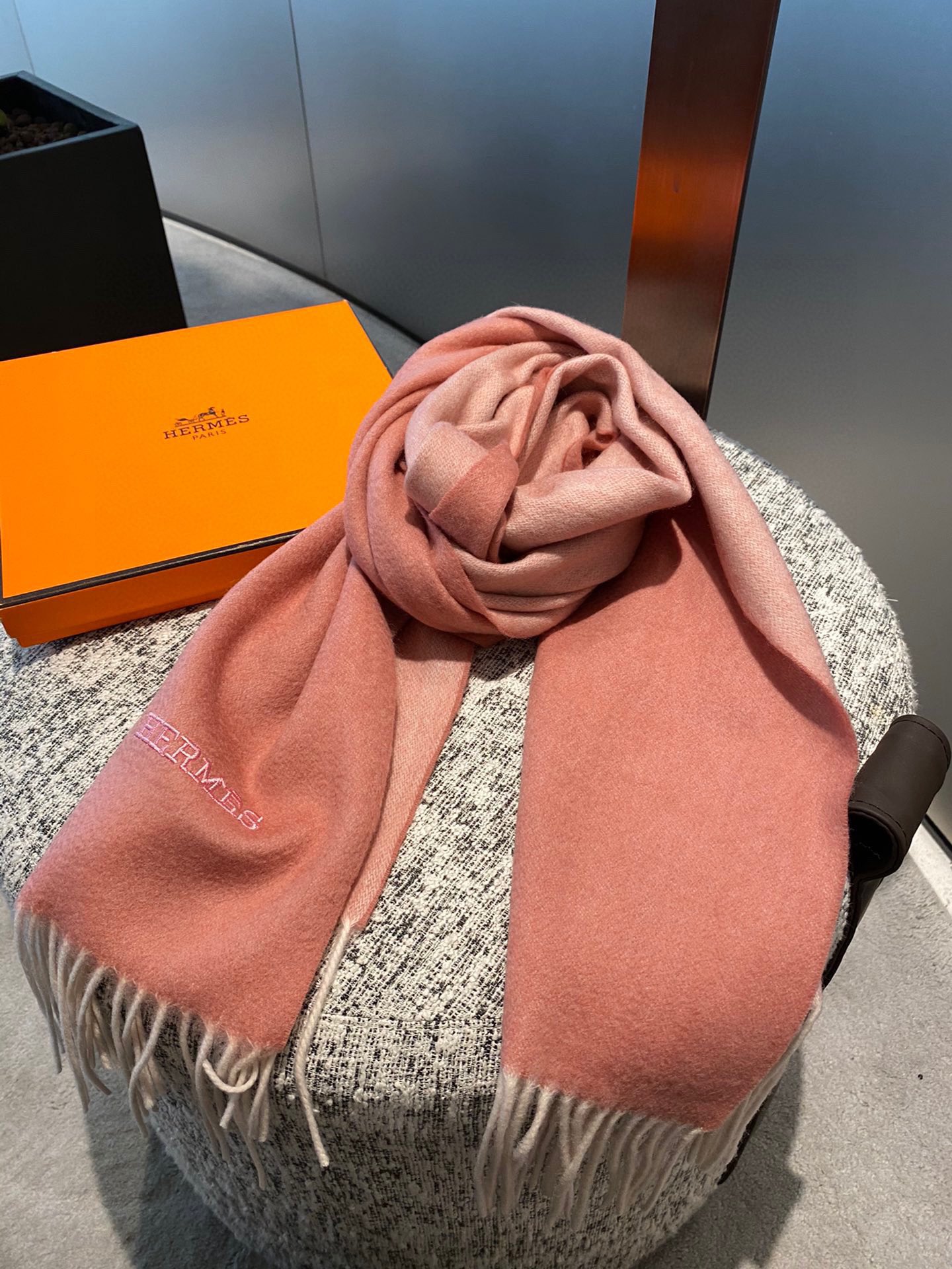 Hermès Cashmere Scarf - Image 2