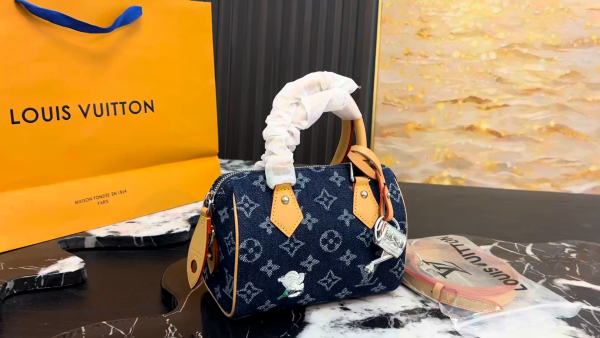 LV Denim Pillow Bag
