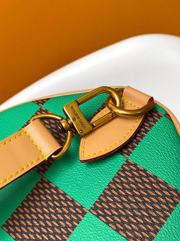 LV Damier Pop Speedy Bandoulière 40 Bag Jaune Mat