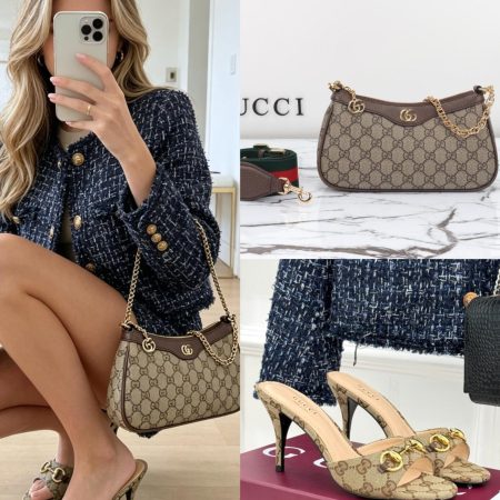 Gucci Shoes & Bag Set