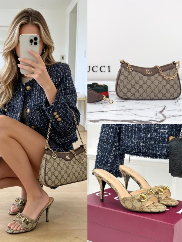 Gucci Shoes & Bag Set