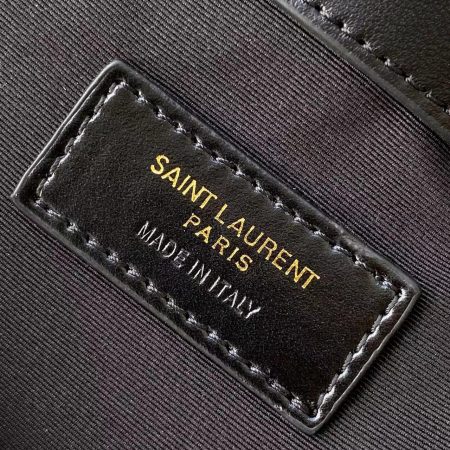 Saint Laurent YSL Cassandre Quilted Buck Bag Black Top Quality - Image 9