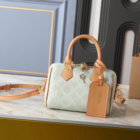 LV Speedy Bandoulière 20 Monogram Anniversary Canvas Bag - Image 3
