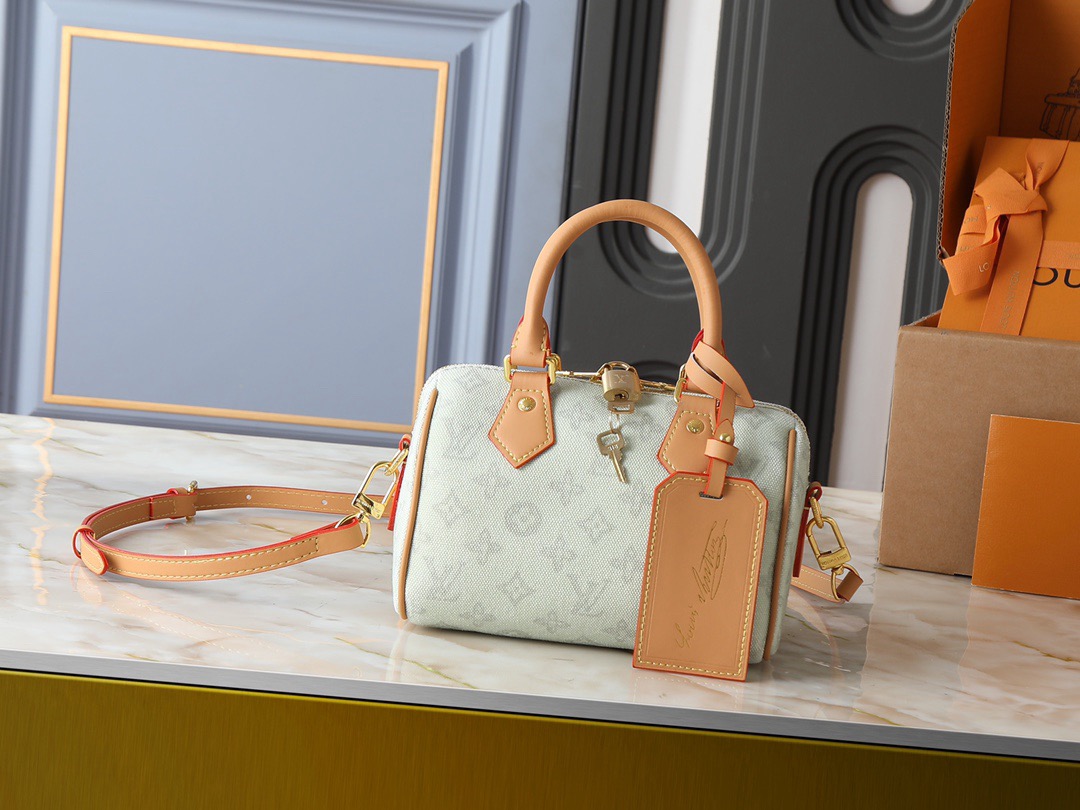 LV Speedy Bandoulière 20 Monogram Anniversary Canvas Bag - Image 3