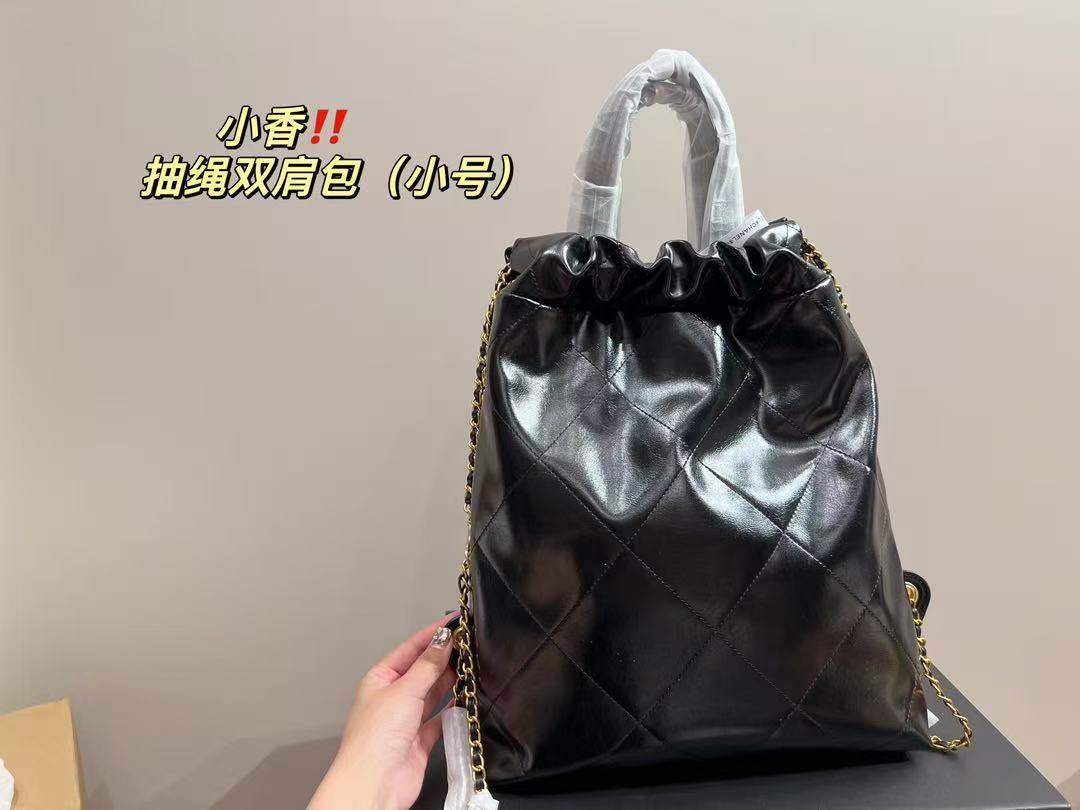 Chanel 23P Black Beaute Backpack 22 Mini Bag - Image 7