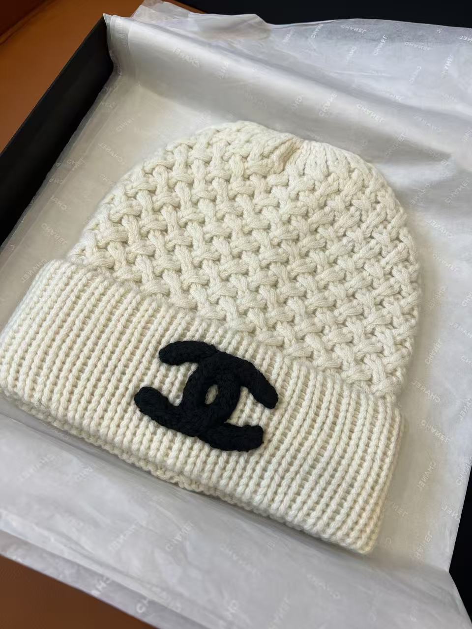 Chanel Knit Hat - Image 1