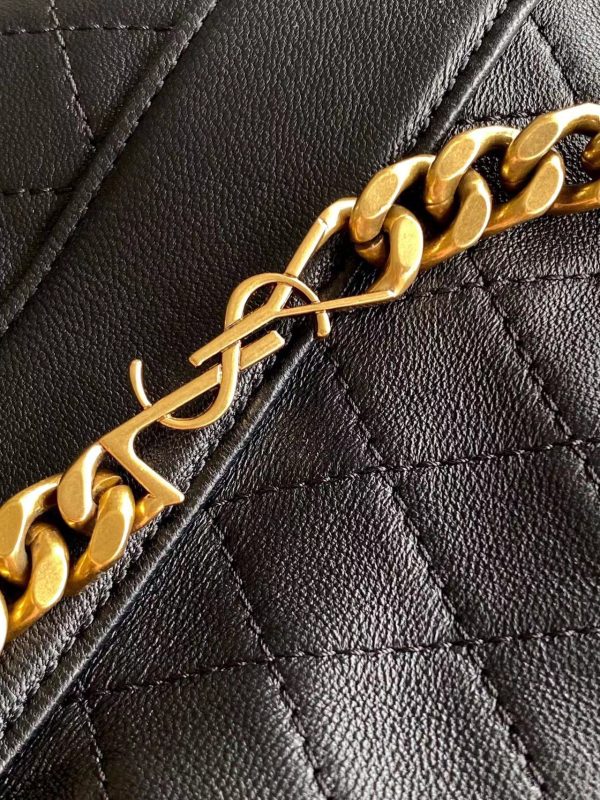 Saint Laurent YSL Cassandre Quilted Buck Bag Black Top Quality